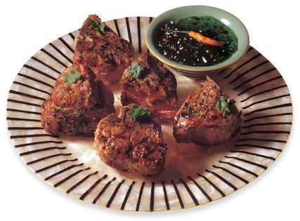 Sichuan-spiced loin lamb chops