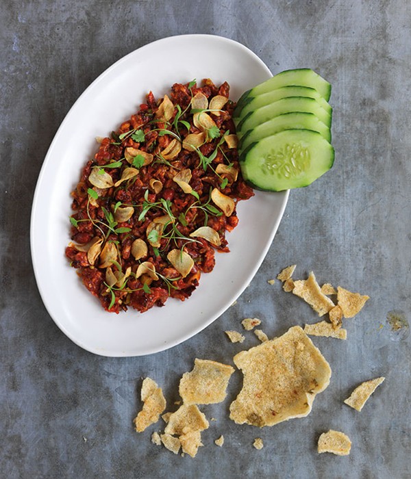 Sichuan steak tartare