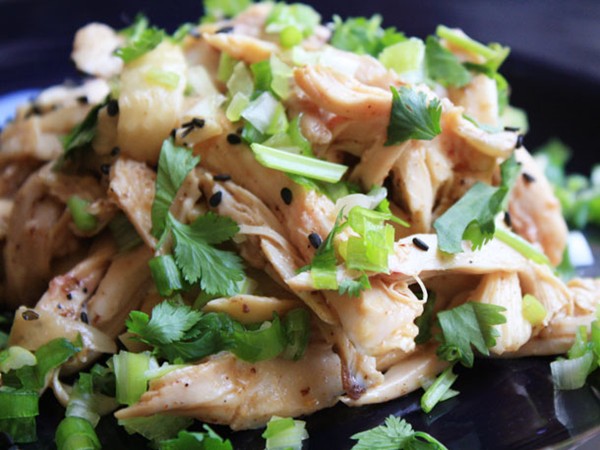 Sichuan-style chicken salad
