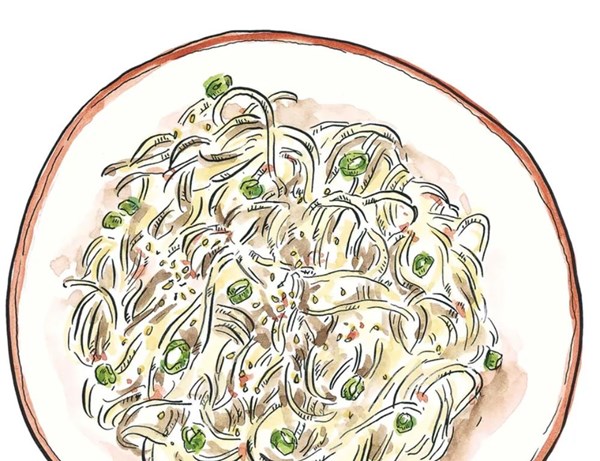 Sichuan style cold noodles