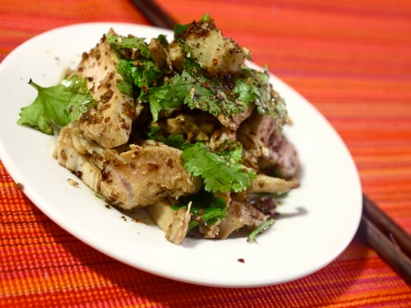 Sichuan-style hot and numbing sliced turkey 