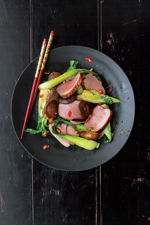 Sichuan tea-smoked duck