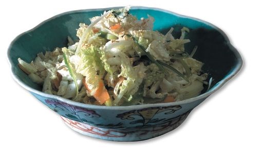 Sichuan toasted sesame & cabbage salad