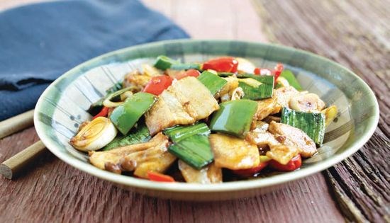 Sichuan twice-cooked pork (Hui guo rou)