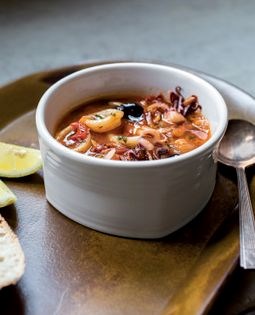 Sicilian calamari & tomato stew