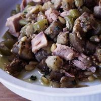 Sicilian eggplant & tuna salad