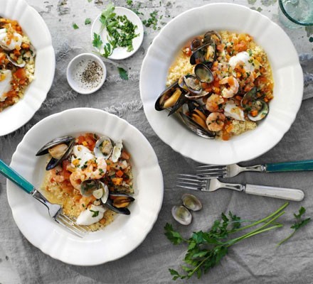 Sicilian fish couscous