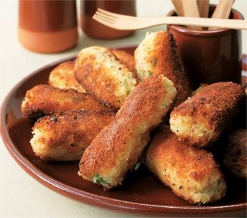 Sicilian fried potato rolls (Cazzilli)
