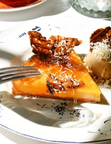 Sicilian leafy orange tart