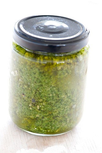 Sicilian nut pesto