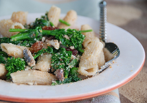 Sicilian sardine and broccoli rabe pasta