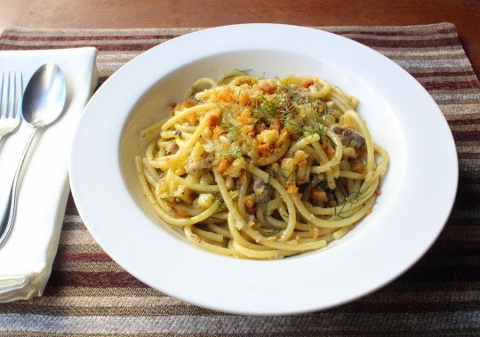 Sicilian-style pasta with sardines and fennel  (Pasta con le sarde)