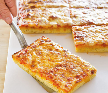 Sicilian-style pizza