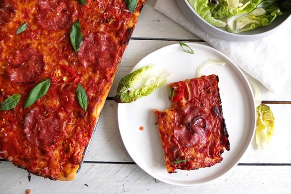  Sicilian-style pizza