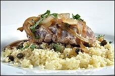 Sicilian-style tuna steaks