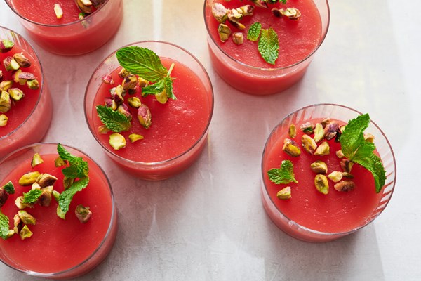 Sicilian watermelon pudding (Gelo di melone)