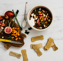 Siena Farms winter squash doggy biscuits