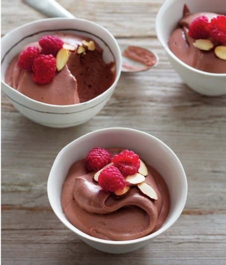 Silken chocolate mousse