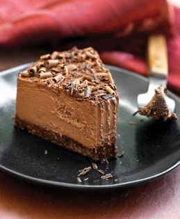 Silken chocolate mousse cake