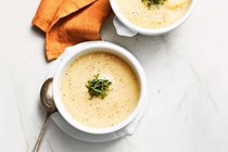 Silken turnip and potato soup