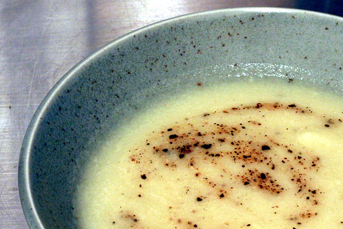 Silky cauliflower soup