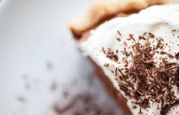 Silky chocolate cream pie