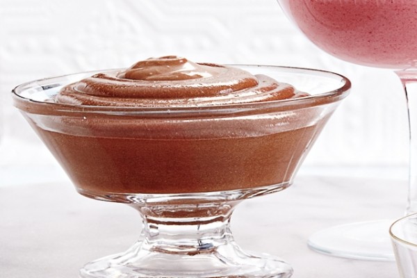 Silky chocolate mousse