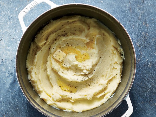 Silky-smooth mashed potatoes