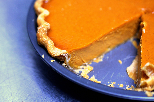 Silky smooth pumpkin pie