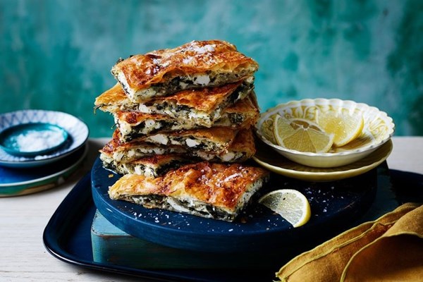 Silverbeet borek with feta [Kirsty Chiaplas]