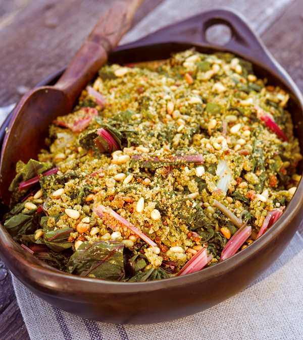 Silverbeet gratin
