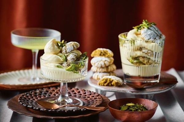 Silvia Colloca's limoncello and pistachio tiramisu