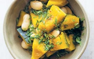 Simmered winter squash