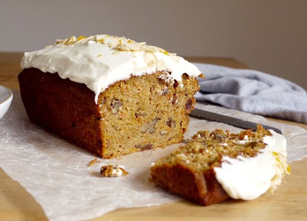 Simnel spiced carrot cake