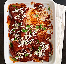Simple and delicious enchiladas
