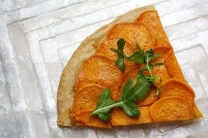 Simple and savory sweet potato tart