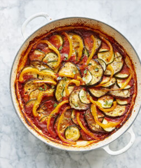 Simple baked ratatouille