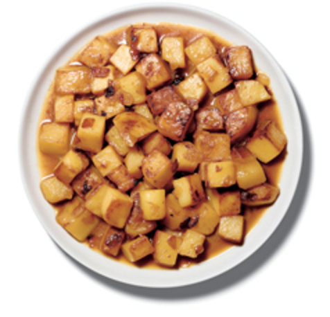 Simple braised potatoes