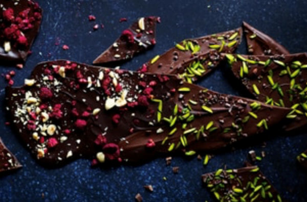 Simple chocolate bark
