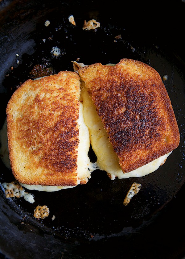 Simple, classic grilled cheese
