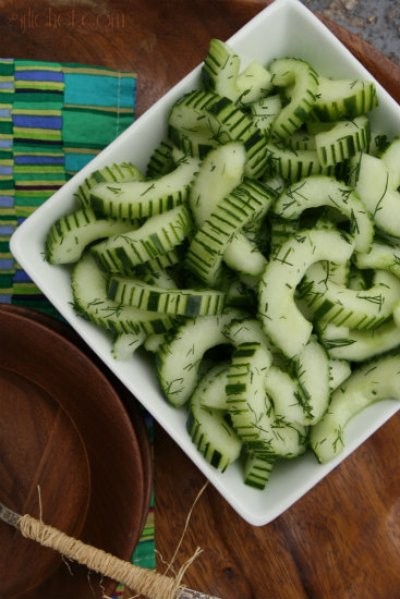 Simple cucumber salad