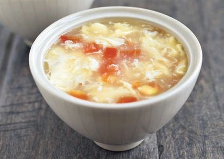 Simple egg drop soup (Dan hua tang)
