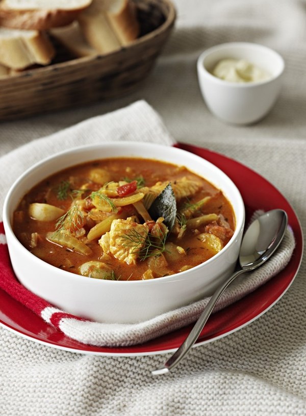 Simple fish bouillabaisse