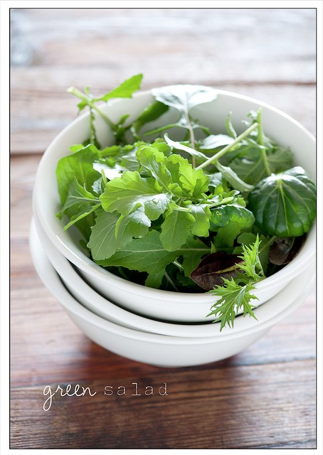 Simple green salad