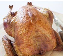 Simple grill-roasted turkey