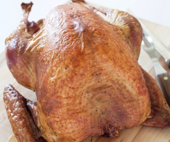 Simple grill-roasted turkey