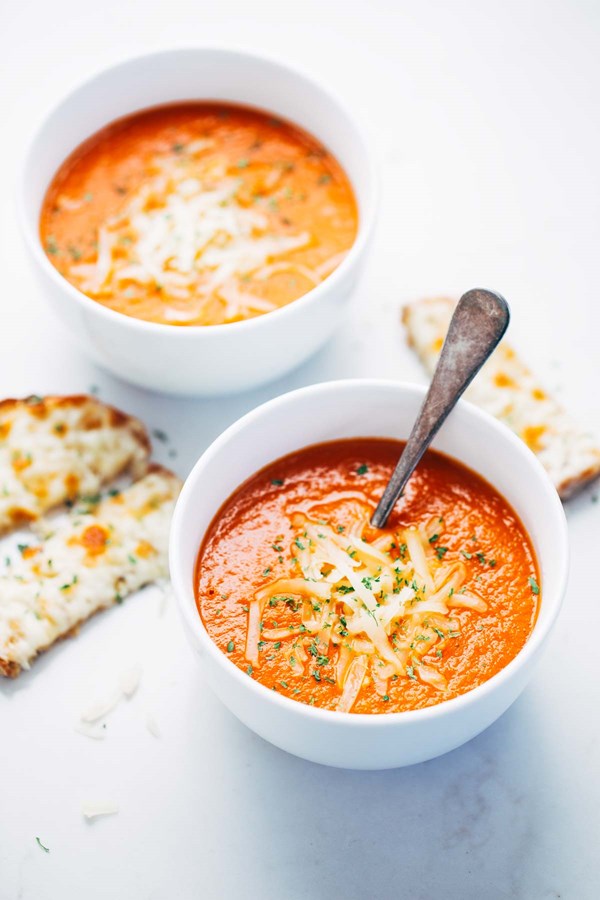 Simple homemade tomato soup