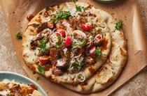 Simple lamb shawarma flatbreads