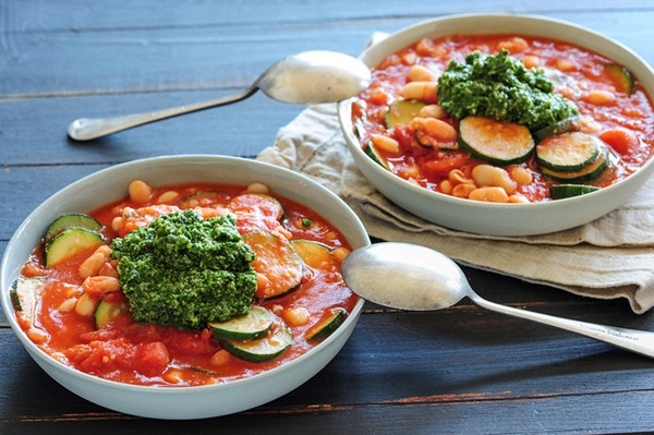 Simple minestrone soup