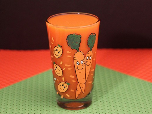 Simple orange-carrot juice